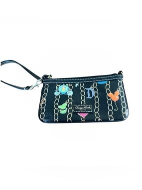 Dooney & Bourke | Disney Charms & Chains Black Wristlet Wallet